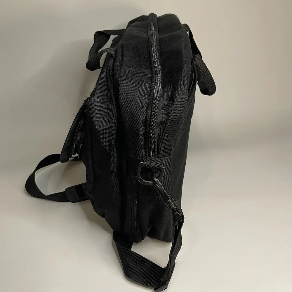 Vintage BLM Bureau of Land Management Bag Black Briefcase Laptop Carry-On